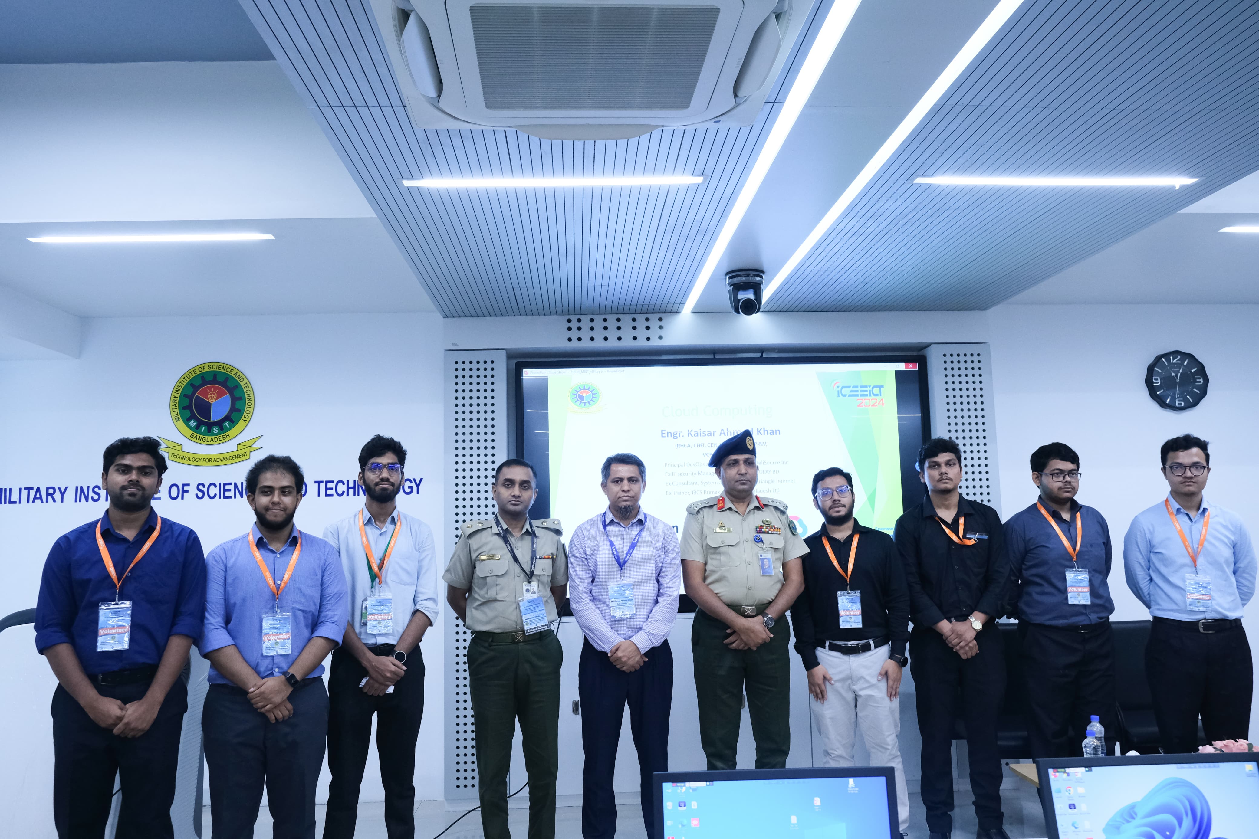 With MIST Faculty and Students